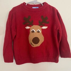 J Khaki Reindeer Sweater